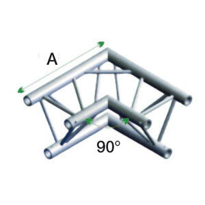 Milos Deco-22 Triangle Truss, Corner, ACM21, 90° corner