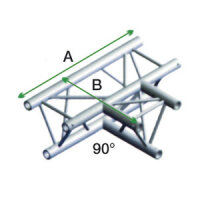 Milos Deco-22 Triangle truss, 3-way horizontal, ATM36,...