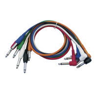 DAP-Audio FL14 - 6 coloured unbal. patch straight >...