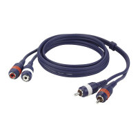 DAP-Audio FL27 - 2 RCA Male L/R > 2 RCA Female L/R, 1,5 m