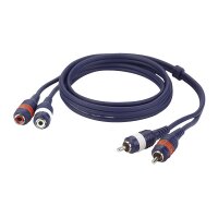 DAP-Audio FL27 - 2 RCA Male L/R > 2 RCA Female L/R,...