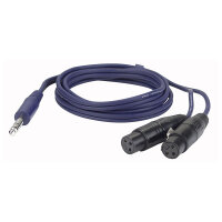 DAP-Audio Adapterkabel, 2x XLR 3pol weiblich auf Klinke...