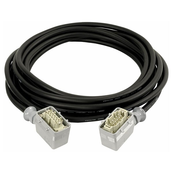 DAP-Audio Power Multicable 10 Pole male-female, 10 m, 10 x 1,5 mm²