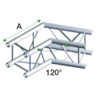 Milos Pro-30 Square F Truss, Corner, QCF22, 120°...