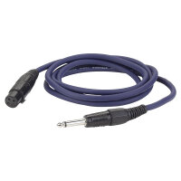 DAP-Audio Adapterkabel, Klinke Mono auf XLR 3pol...