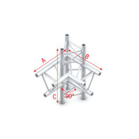 Milos Pro-30 Triangle F Truss, Corner up/down, left, 71...