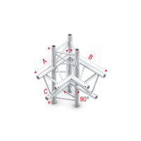 Milos Pro-30 Triangle F Truss, Corner up/down, left, 71...