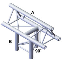 Milos Pro-30 Triangle F Truss, T-Cross vertical 3-way,...