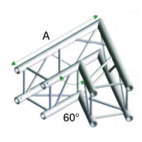 Milos Pro-30 Square G Truss, Corner, QCU20, 60°...