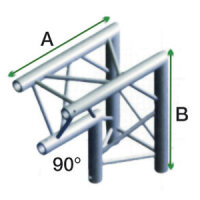 Milos Pro-30 Triangle G Truss, apex down, ACU25, 90°...