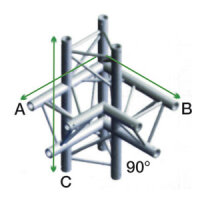 Milos Pro-30 Triangle G Truss, up/down, right, 71 cm,...