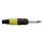 DAP-Audio 6.3 mm. Jackplug mono, Black housing, Yellow endcap