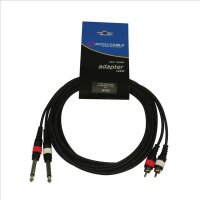 Accu Cable AC-2R-2J6M/3, Verbindungskabel, 2 x Chinch...