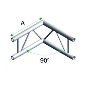 Milos Pro-30 Step P Truss, Corner, VB21, 90° corner, vertical