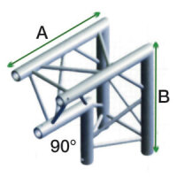 Milos Pro-30 Triangle P Truss, apex down, ACB25, 90°...