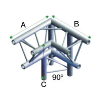 Milos Pro-30 Triangle P Truss, down right, apex down,...