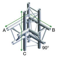 Milos Pro-30 Triangle P Truss, up/down, left-71 cm,...