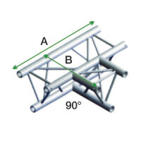 Milos Pro-30 Triangle P Truss, Cross 3-way horizontal, 71...