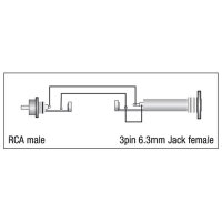 DAP-Audio XGA05, Adapter/Verbinder, Cinch männlich...