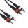 Accu Cable AC-R/1, Cinch/RCA Leitung, 2x Cinch/2x Cinch, 1 Meter
