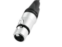 PSSO DMX cable XLR 3pin 20m bk Neutrik