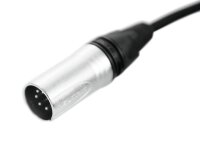 PSSO DMX cable XLR 5pin 3m bk Neutrik