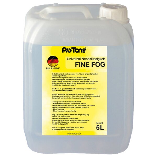 Pro Tone Nebelfluid Fine Fog, Hazer ähnliches Nebelfluid