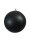 Deco Ball 20cm, black, glitter