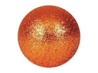 Deco Ball 3,5cm, copper, glitter 48x