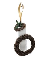 Palmblattkopf, getrocknet, gold