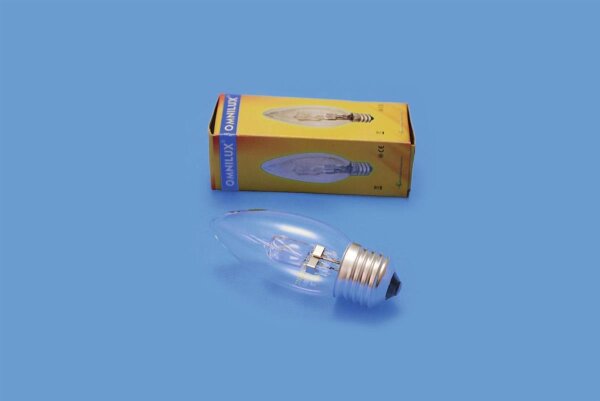 Omnilux 230V/42W E-27 Kerzenlampe klar H