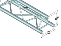 Alutruss Trilock 6082-3500 3-Way Cross Beam