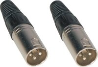 JB Systems 2 Stück XLR Stecker