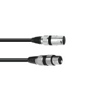 Omnitronic XLR cable 3pin 3m bk