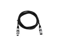 Omnitronic XLR cable 3pin 3m bk