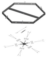 PSSO Flying bracket hexagonal CSA/CSK