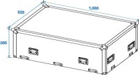 Roadinger Flightcase 2x CLA-115