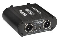 Synq Audio SDI-1 DI-Box, 2 Kanäle (Stereo), 2x Klinke/XLR/Chinch-In, 2x XLR-Out