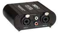 Synq Audio SDI-1 DI-Box, 2 Kanäle (Stereo), 2x Klinke/XLR/Chinch-In, 2x XLR-Out