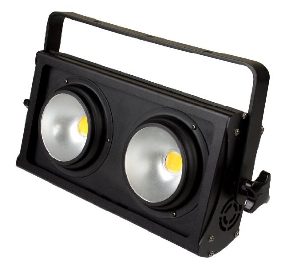 Briteq COB LED Audience-Blinder 2x100W, DMX, 3200k