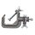 Eurolite TH-90 Theatre Clamp sil