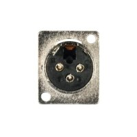 Accu Cable AC-C-XF3 XLR 3pin female panel metal