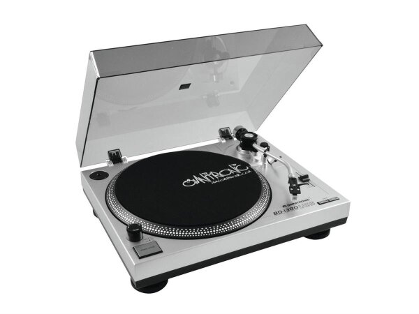 Omnitronic BD-1380 USB Turntable sil