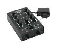 Omnitronic GNOME-202 Mini-Mixer schwarz