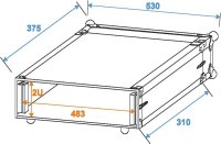 Roadinger Transportcase für Funkmikrofon-Systeme