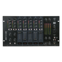 DAP-Audio IMIX-7.2 USB, 7 Kanal, 6HE, Installationsmixer,...