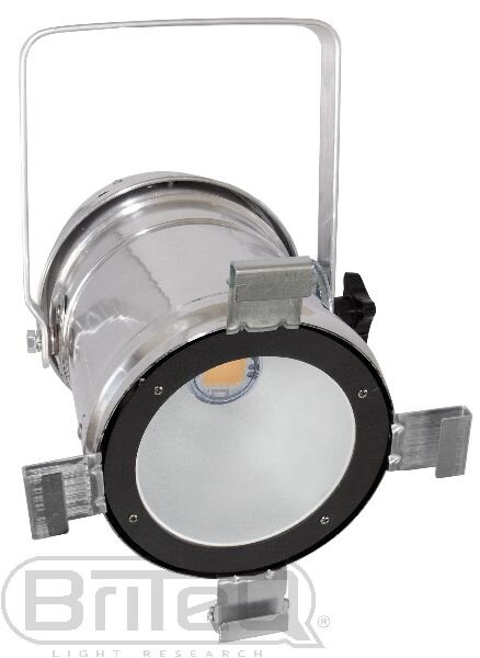 Briteq COB PAR56-100WW Silver/Silber/alu, 100 Watt LED-PAR-56, warmweiss, 3200K, DMX