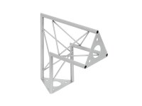 Alutruss Decotruss Dachst. 90° SAC 24 silber, Abgang oben