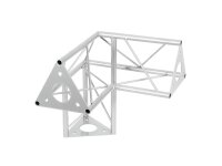 Decotruss SAL-32 Corner 3-way /\ left silver