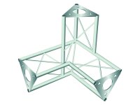 Decotruss SAL-32 Corner 3-way /\ left silver